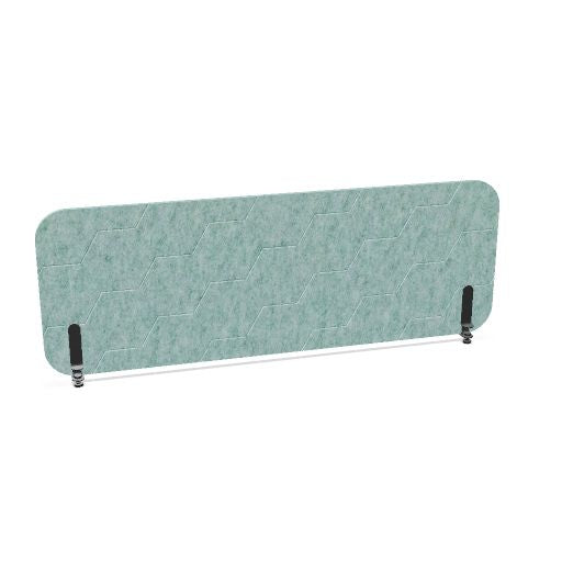 ROUND PET Akustik-Tischtrennwand | 1180-1780 mm, über 20 Farben