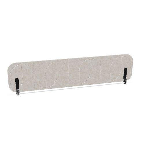 ROUND PET Akustik-Tischtrennwand | 1180-1780 mm, über 20 Farben