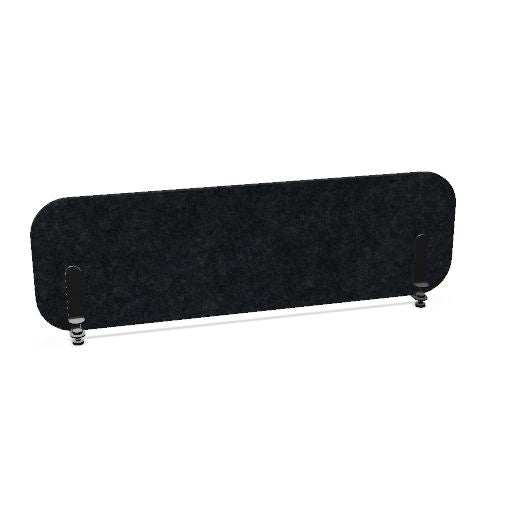 ROUND PET Akustik-Tischtrennwand | 1180-1780 mm, über 20 Farben