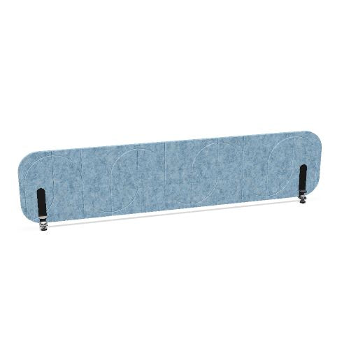 ROUND PET Akustik-Tischtrennwand | 1180-1780 mm, über 20 Farben