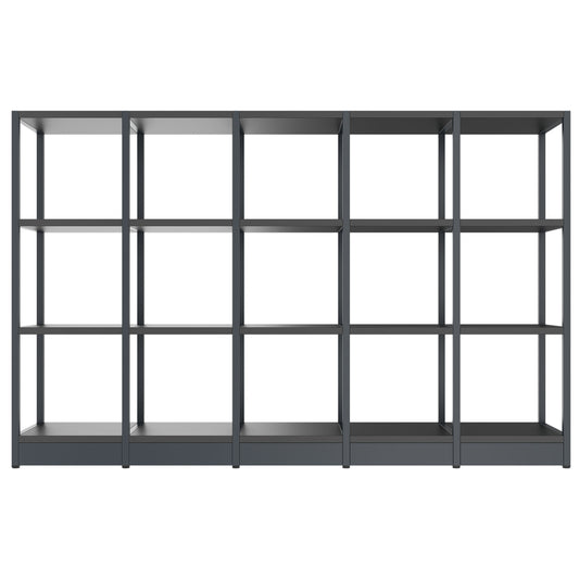 ATELLA shelf cabinet | 3 OH, 1960 x 1255 mm, anthracite