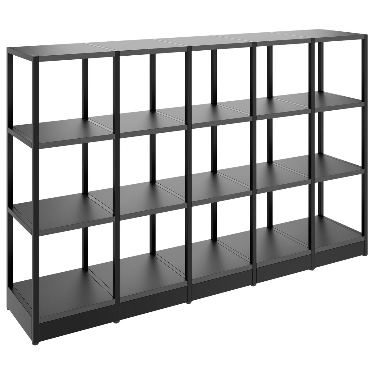 ATELLA Shelving Unit | 3 SH, 1960 x 1255 mm, Anthracite - 1 Lightbox Main Image