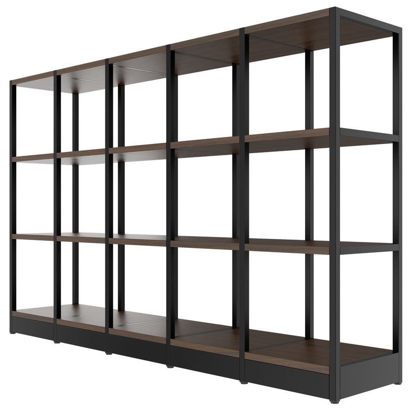 ATELLA shelf cabinet | 3 OH, 1960 x 1255 mm, walnut