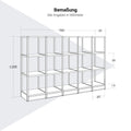 Scaffale ATELLA | 3 ripiani, 1960 x 1255 mm, grigio perla - 10 Thumbnail Image