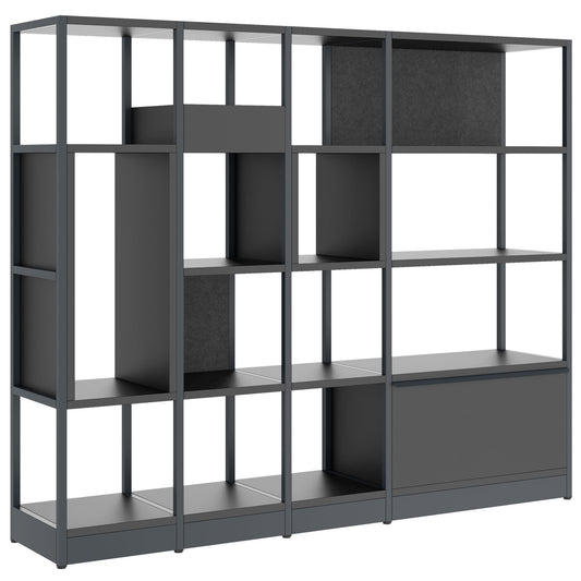 Atella Shelf | 4 Oh, 1960 x 1635 mm, antracite