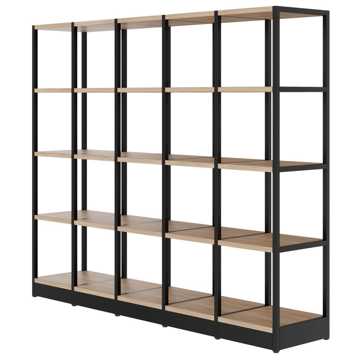 ATELLA shelf cabinet | 4 OH, 1960 x 1635 mm, amber oak - 3 Lightbox Main Image