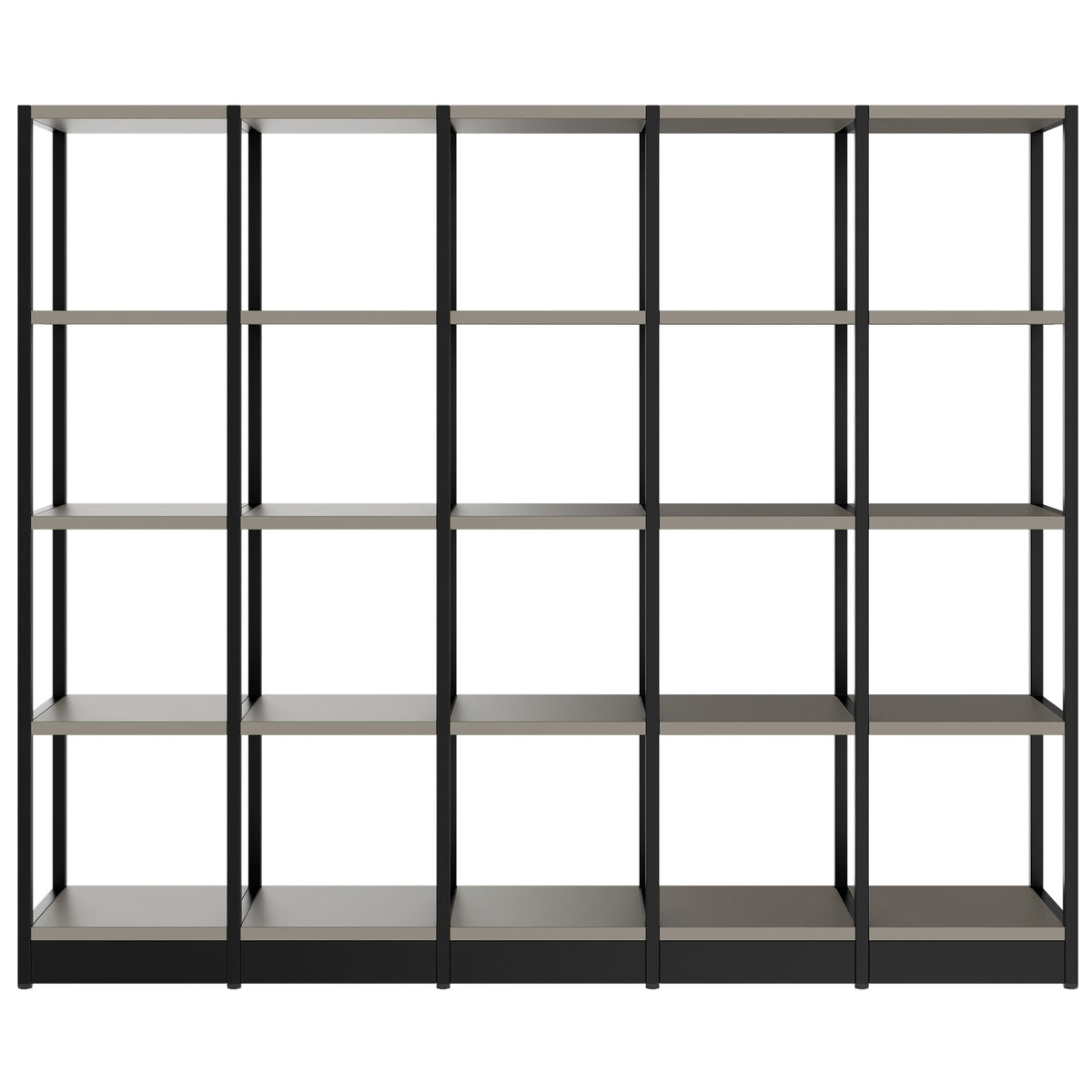 ATELLA Armadio a ripiani | 4 OH, 1960 x 1635 mm, grigio cubanite  - 2 Lightbox Main Image