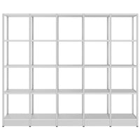 ATELLA shelf cabinet | 4 OH, 1960 x 1635 mm, pearl gray