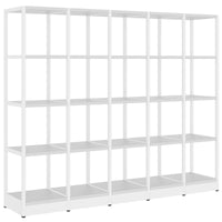 ATELLA shelf cabinet | 4 OH, 1960 x 1635 mm, pearl gray