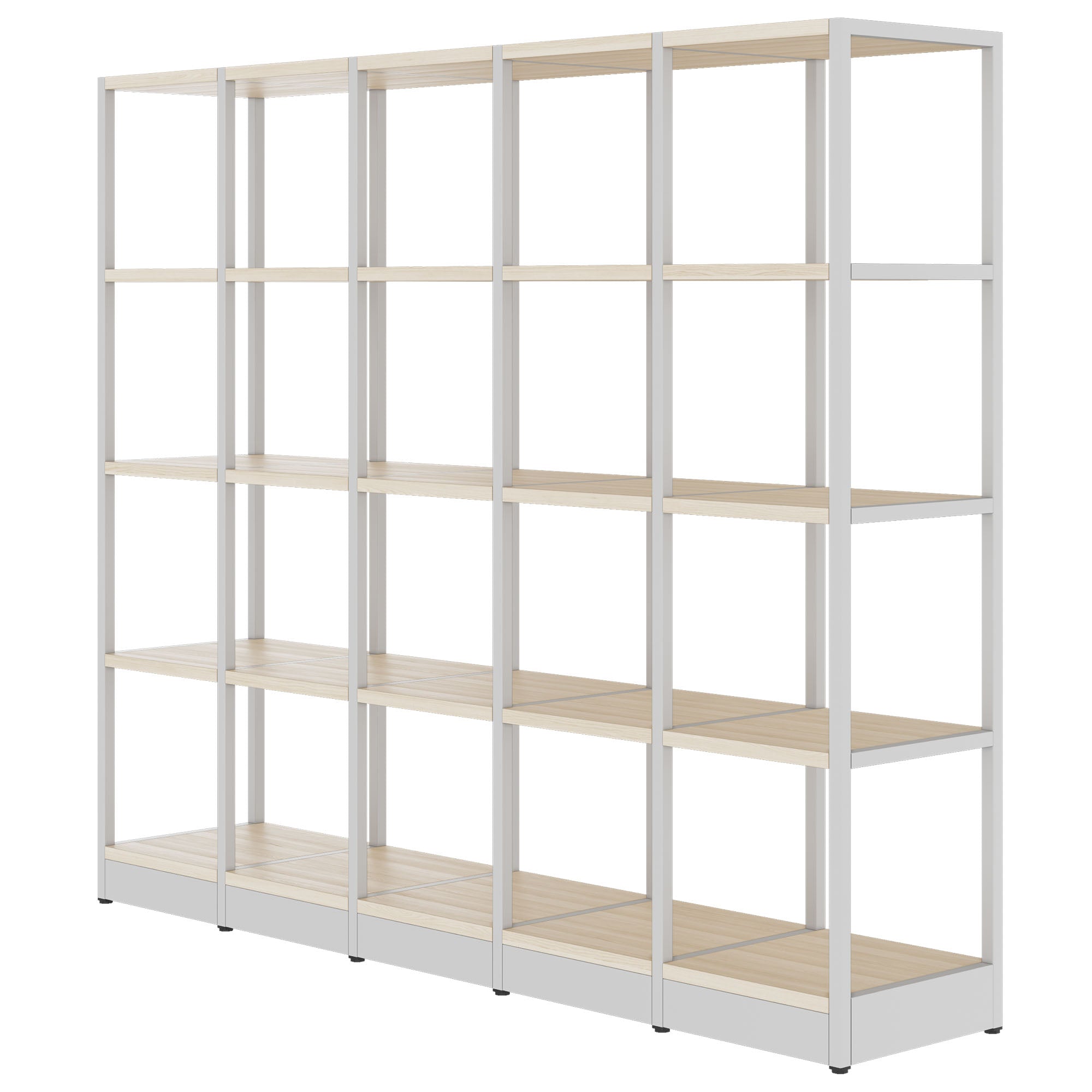 ATELLA shelf cabinet | 4 OH, 1960 x 1635 mm, sand ash