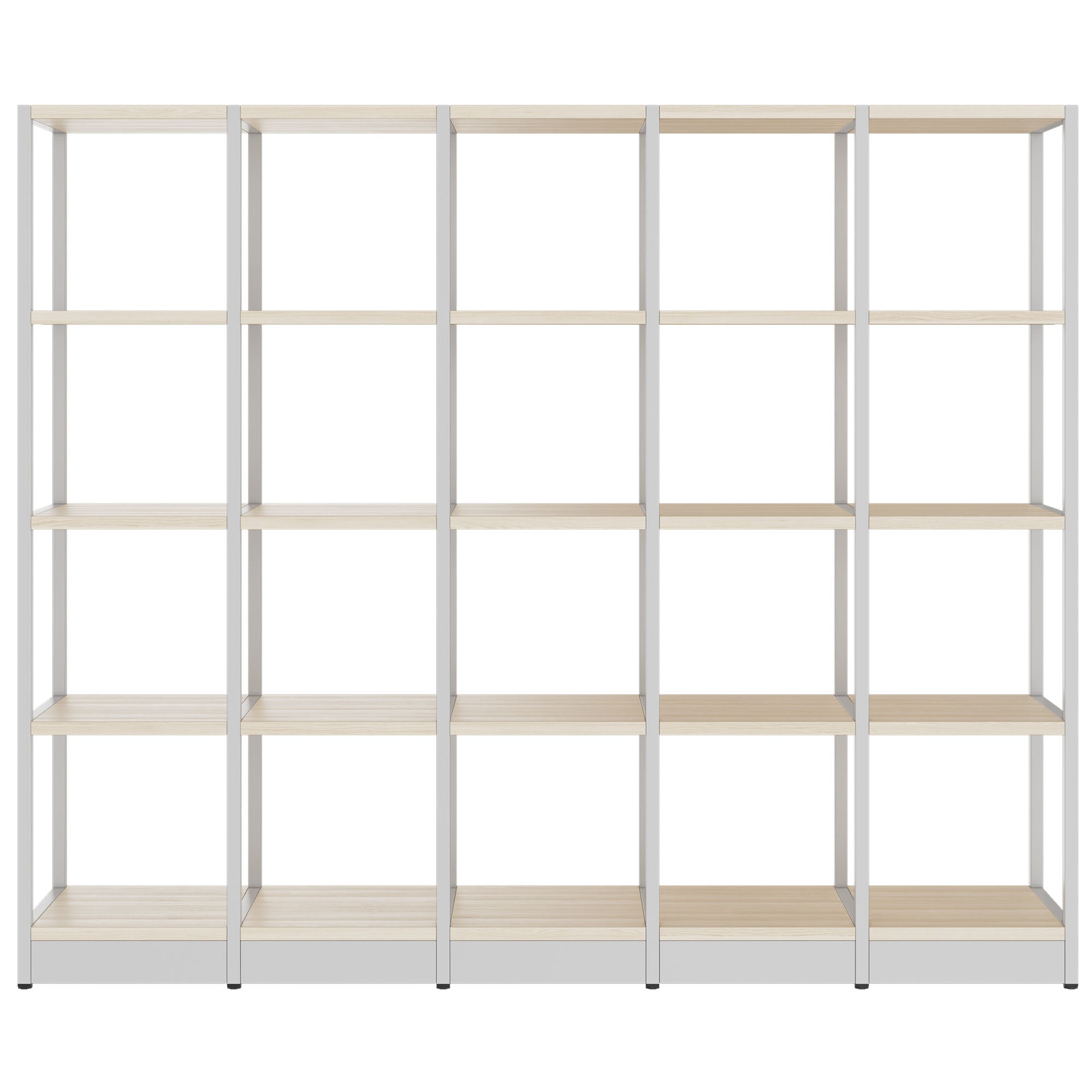 ATELLA shelf cabinet | 4 OH, 1960 x 1635 mm, sand ash