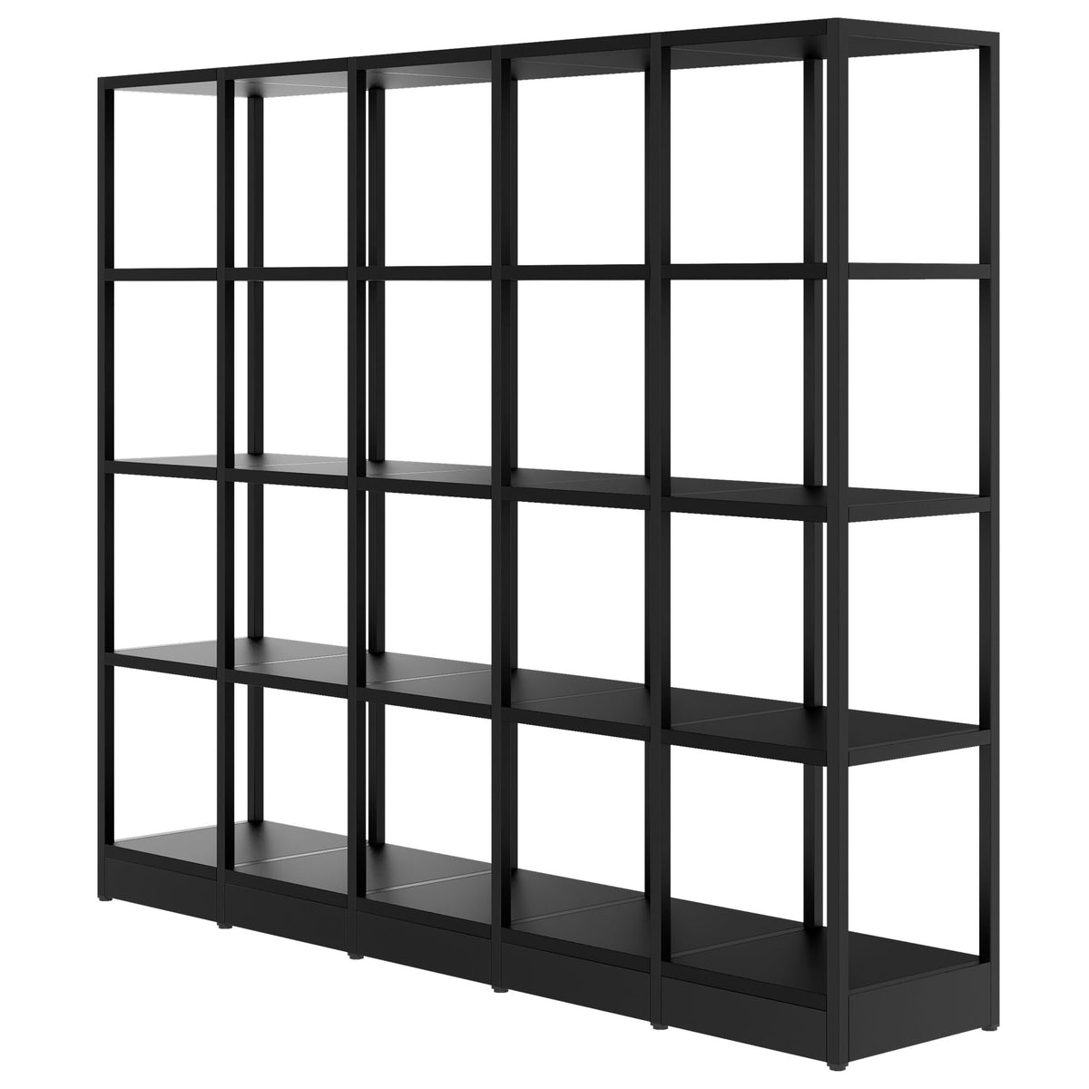 ATELLA Regalschrank | 4 OH, 1960 x 1635 mm, Schwarz - 3 Lightbox Main Image