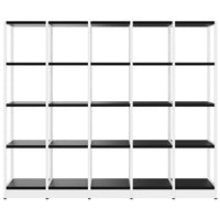 Atella Shelf | 4 Oh, 1960 x 1635 mm, nero