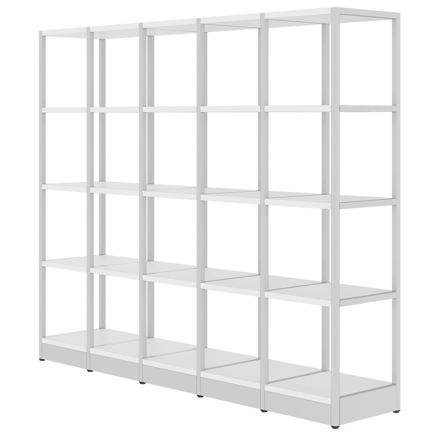 ATELLA Shelf cabinet | 4 Oh, 1960 x 1635 mm, white