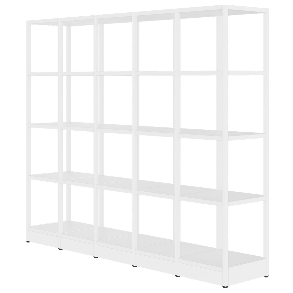 ATELLA Armoire de rangement | 4 hauteurs de dossier, 1960 x 1635 mm, blanc  - 3 Lightbox Main Image