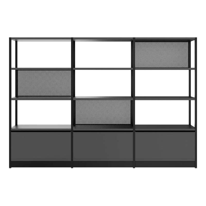 ATELLA Armadio scaffalato | 4 OH, 2350 x 1635 mm, Antracite  - 2 Main Image
