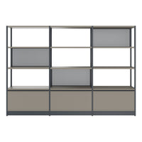 Atella Shelf | 4 OH, 2350 x 1635 mm, cubanite grigio