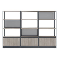 Atella Shelf | 4 OH, 2350 x 1635 mm, North Oak Grey