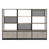 Atella Shelf | 4 OH, 2350 x 1635 mm, North Oak Grey