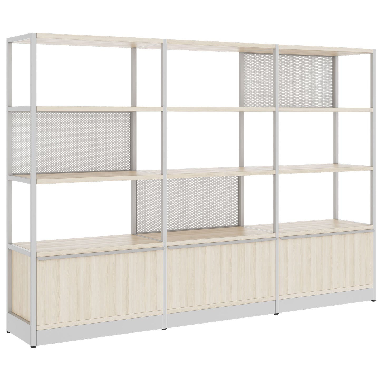 Atella Shelf | 4 OH, 2350 x 1635 mm, cenere di sabbia