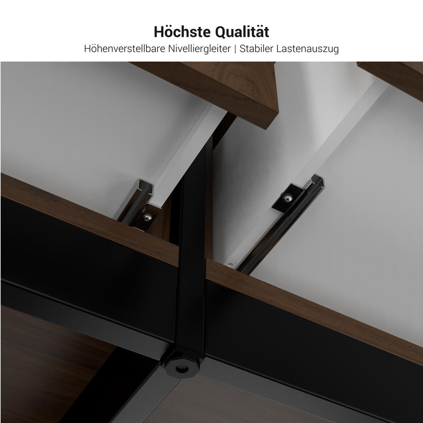 ATELLA Regalschrank | 4 OH, 2350 x 1635 mm, Schwarz
