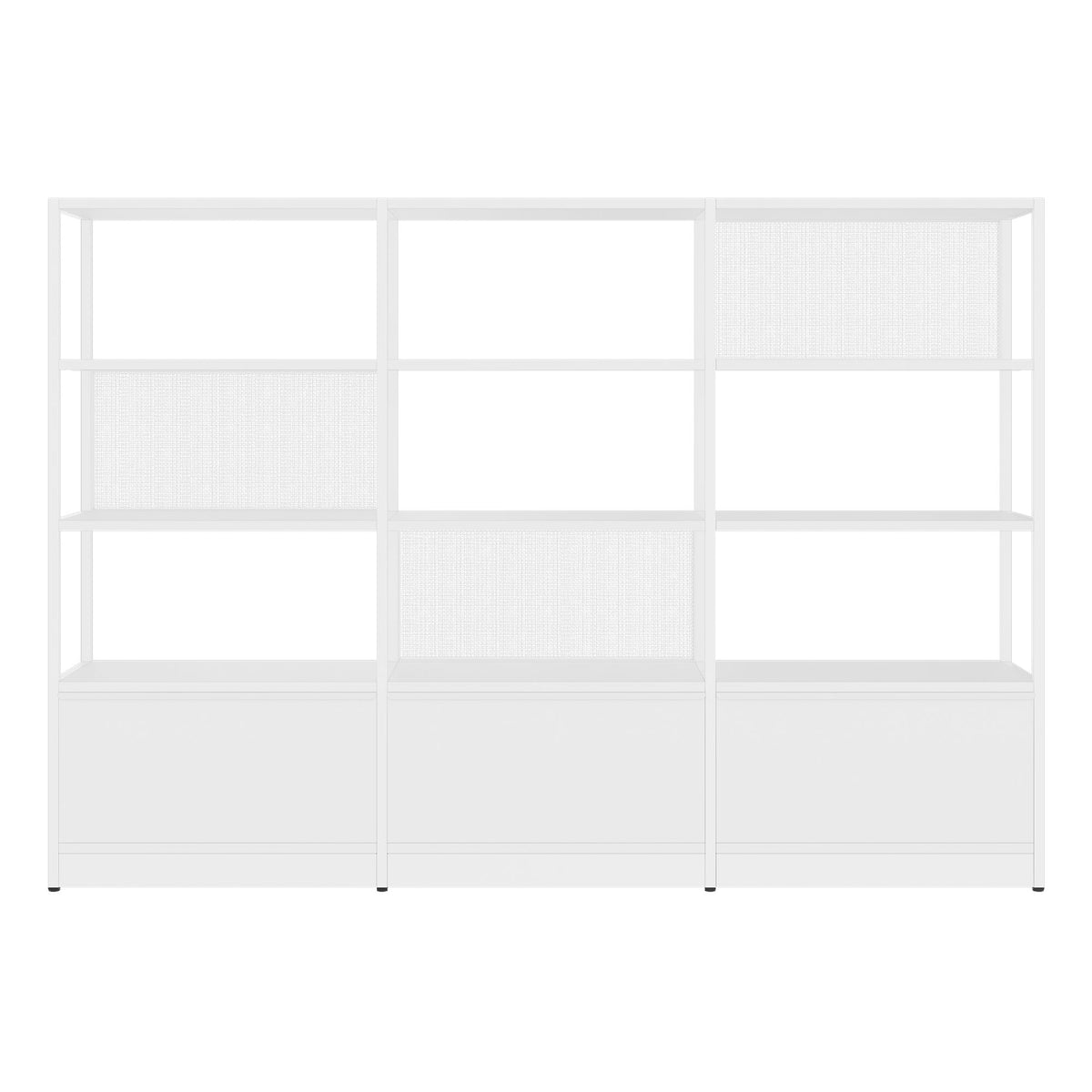 ATELLA Shelf cabinet | 4 Oh, 2350 x 1635 mm, white - 2 Lightbox Main Image