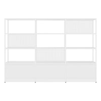 ATELLA Cabinet scaffale | 4 OH, 2350 x 1635 mm, bianco