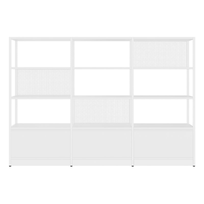 ATELLA Shelf cabinet | 4 Oh, 2350 x 1635 mm, white - 2 Main Image