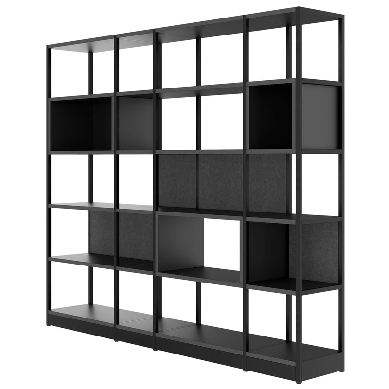 ATELLA Armadio libreria | 5 OH, 2350 x 2015 mm, Antracite  - 3 Main Image