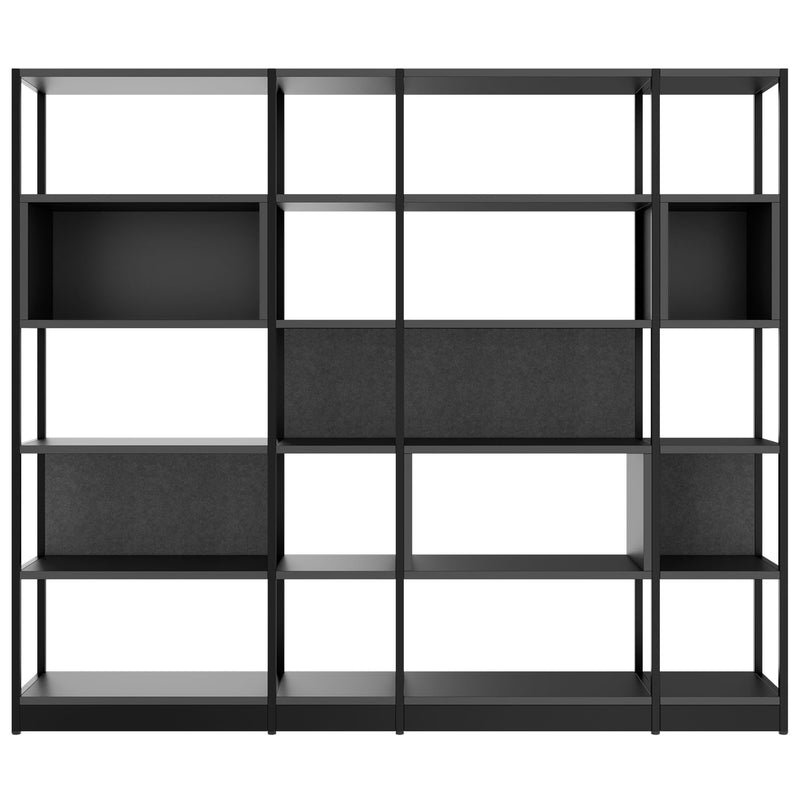 ATELLA Armadio libreria | 5 OH, 2350 x 2015 mm, Antracite  - 2 Main Image