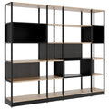 ATELLA shelf cabinet | 5 OH, 2350 x 2015 mm, amber oak - 1 Thumbnail Image