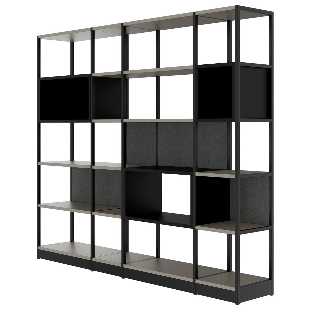 ATELLA Regalschrank | 5 OH, 2350 x 2015 mm, Cubanitgrau - 3 Lightbox Main Image
