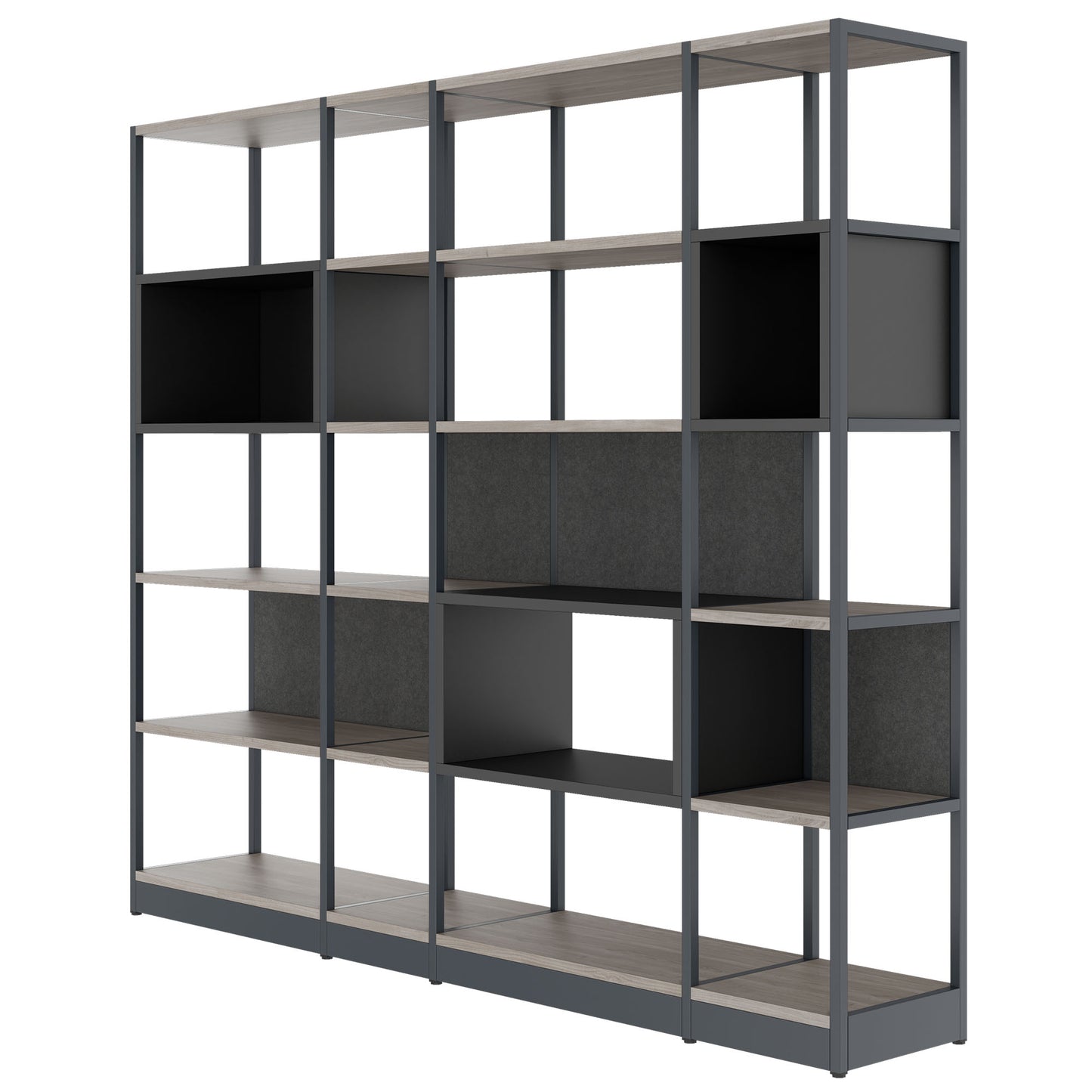 Atella Shelf | 5 Oh, 2350 x 2015 mm, North Oak Grey