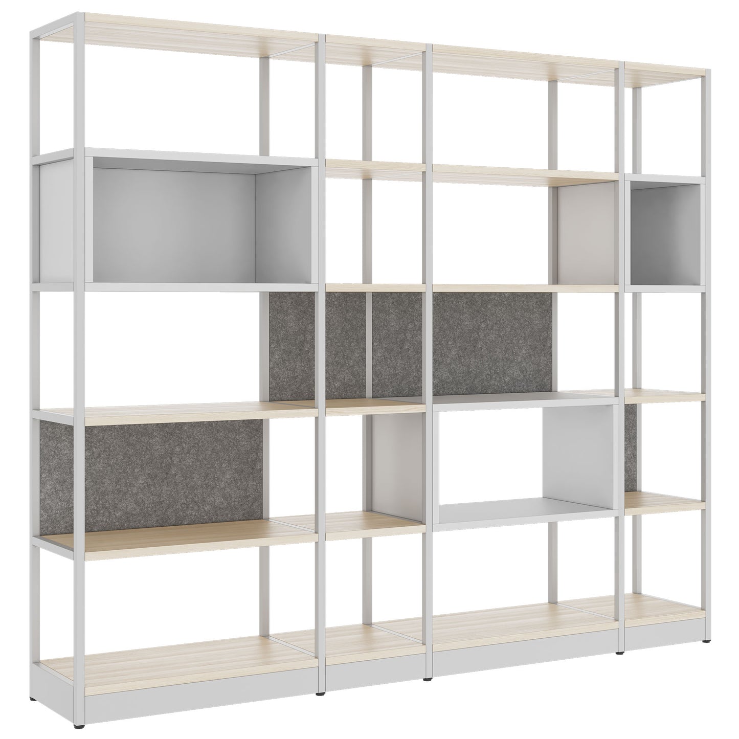 Atella Shelf | 5 Oh, 2350 x 2015 mm, cenere di sabbia