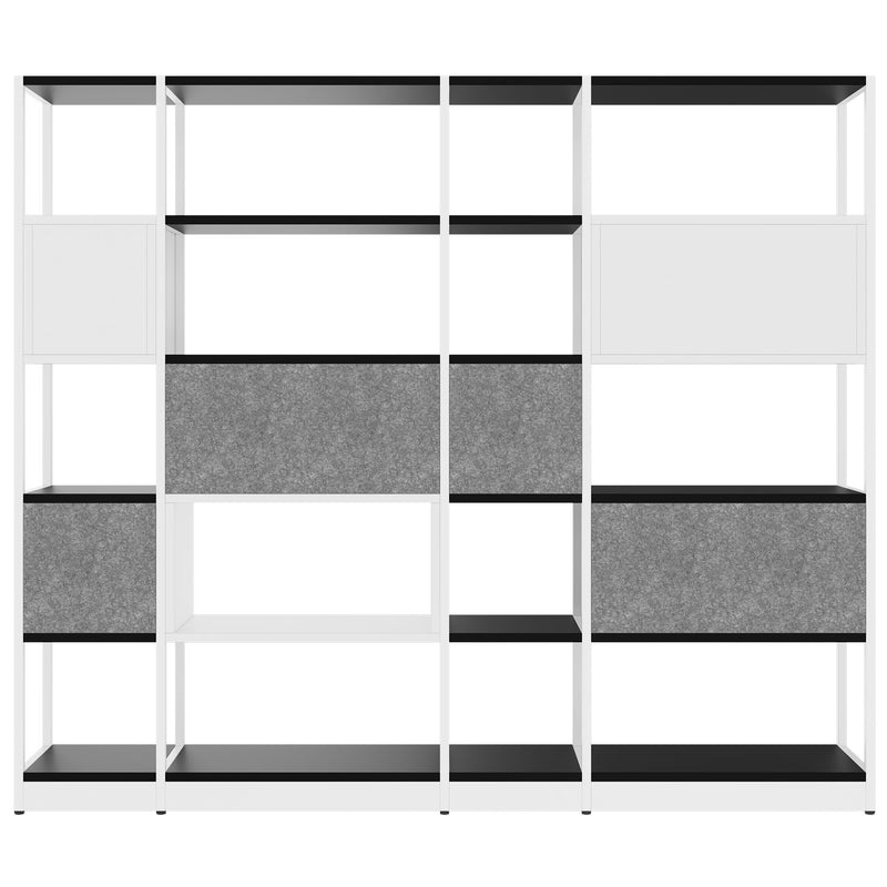 ATELLA Regalschrank | 5 OH, 2350 x 2015 mm, Schwarz - 4 Main Image