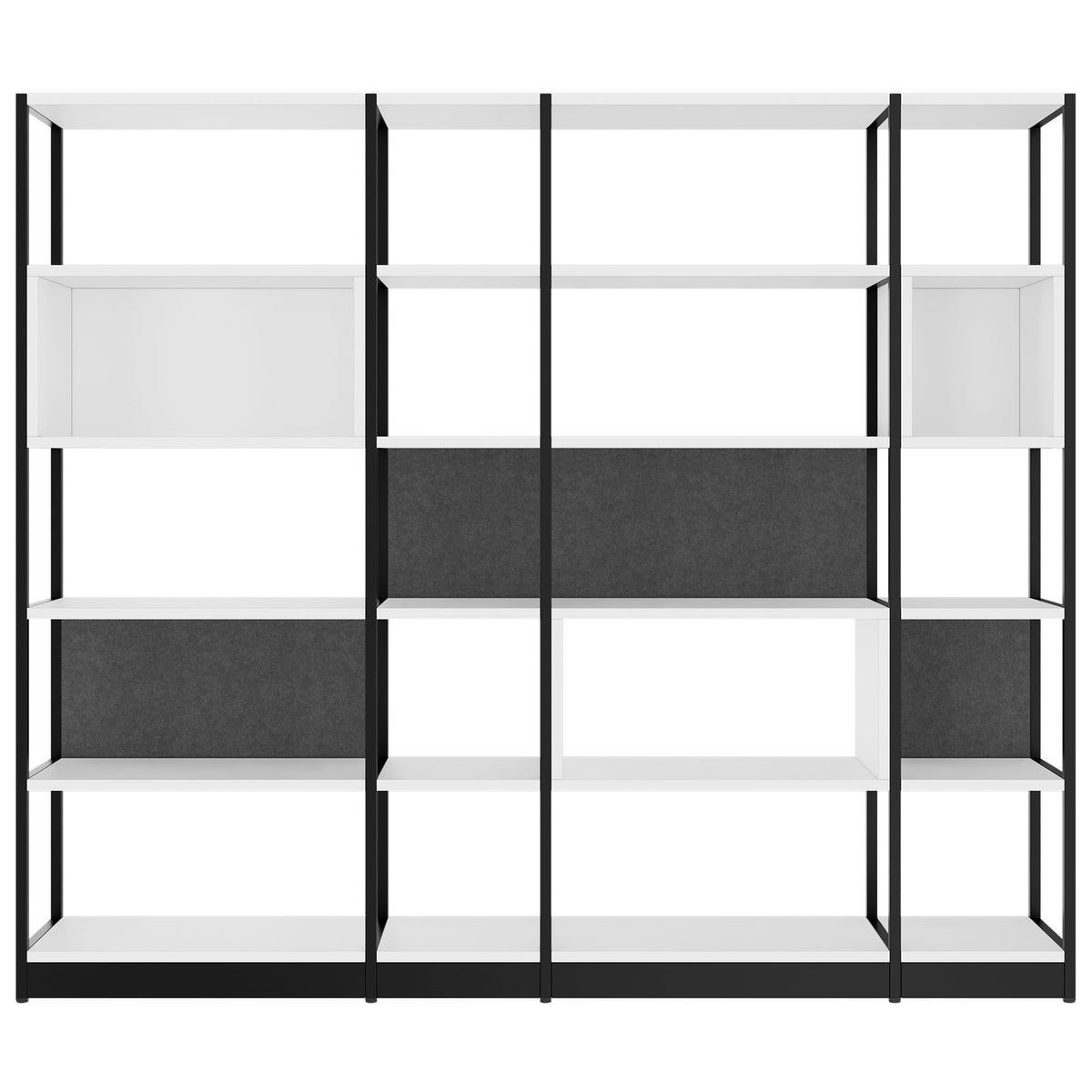 ATELLA Armoire de rangement | 5 OH, 2350 x 2015 mm, blanc  - 2 Lightbox Main Image