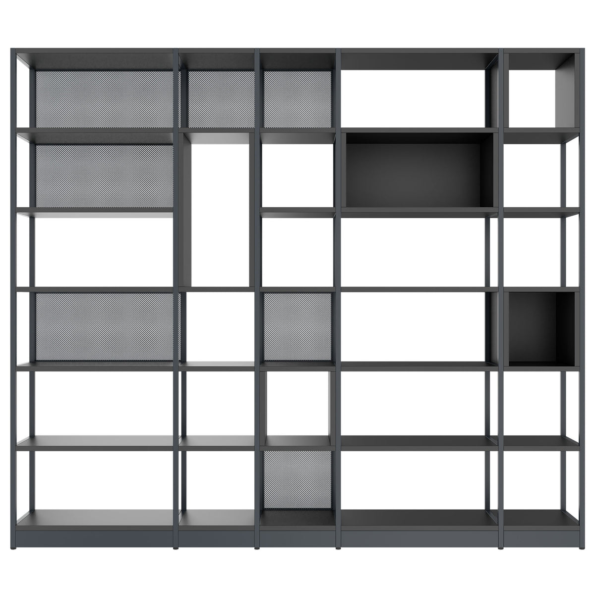 ATELLA Armoire de rangement | 6 UH, 2736 x 2395 mm, anthracite  - 2 Lightbox Main Image