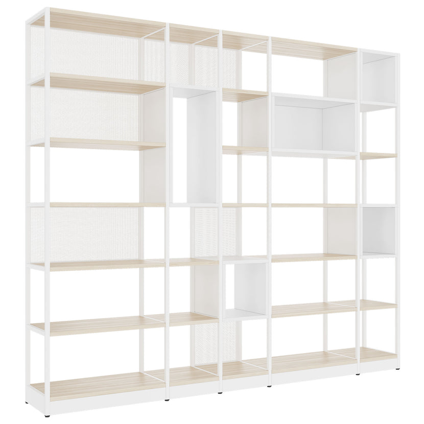 ATELLA shelf cabinet | 6 OH, 2736 x 2395 mm, sand ash