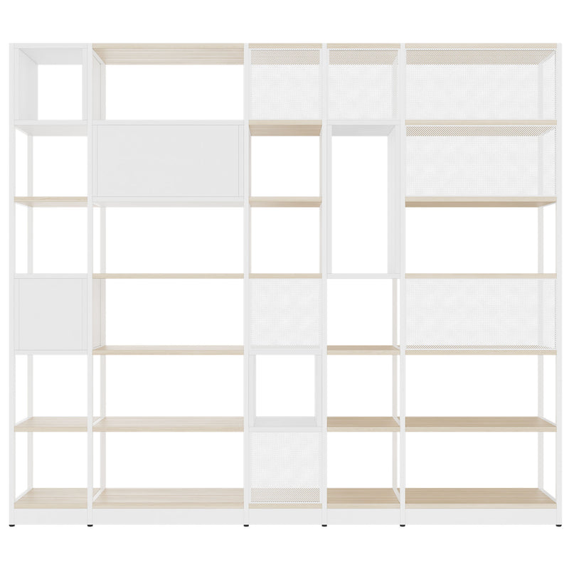 ATELLA shelf cabinet | 6 OH, 2736 x 2395 mm, sand ash - 4 Main Image