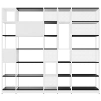 ATELLA shelf cabinet | 6 OH, 2736 x 2395 mm, black