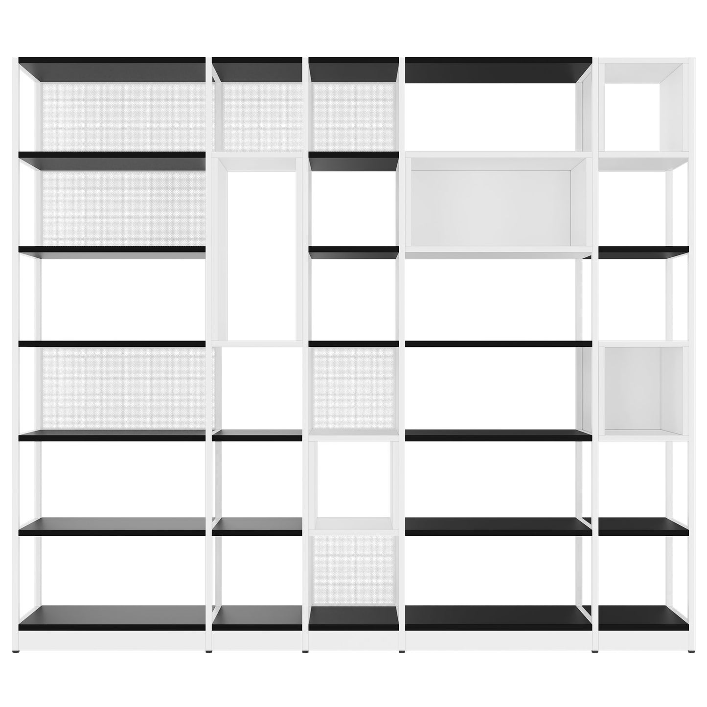 ATELLA shelf cabinet | 6 OH, 2736 x 2395 mm, black