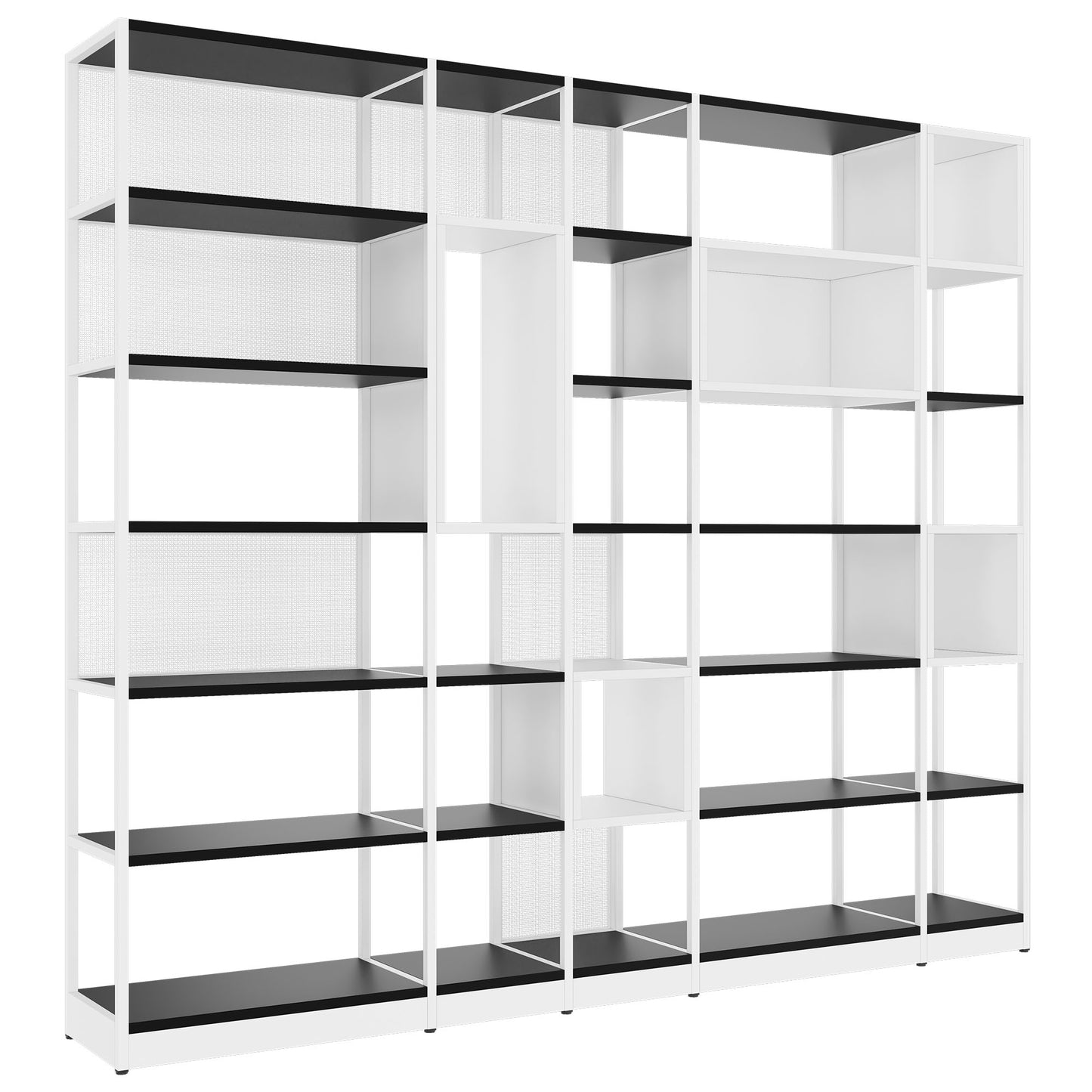 ATELLA shelf cabinet | 6 OH, 2736 x 2395 mm, black