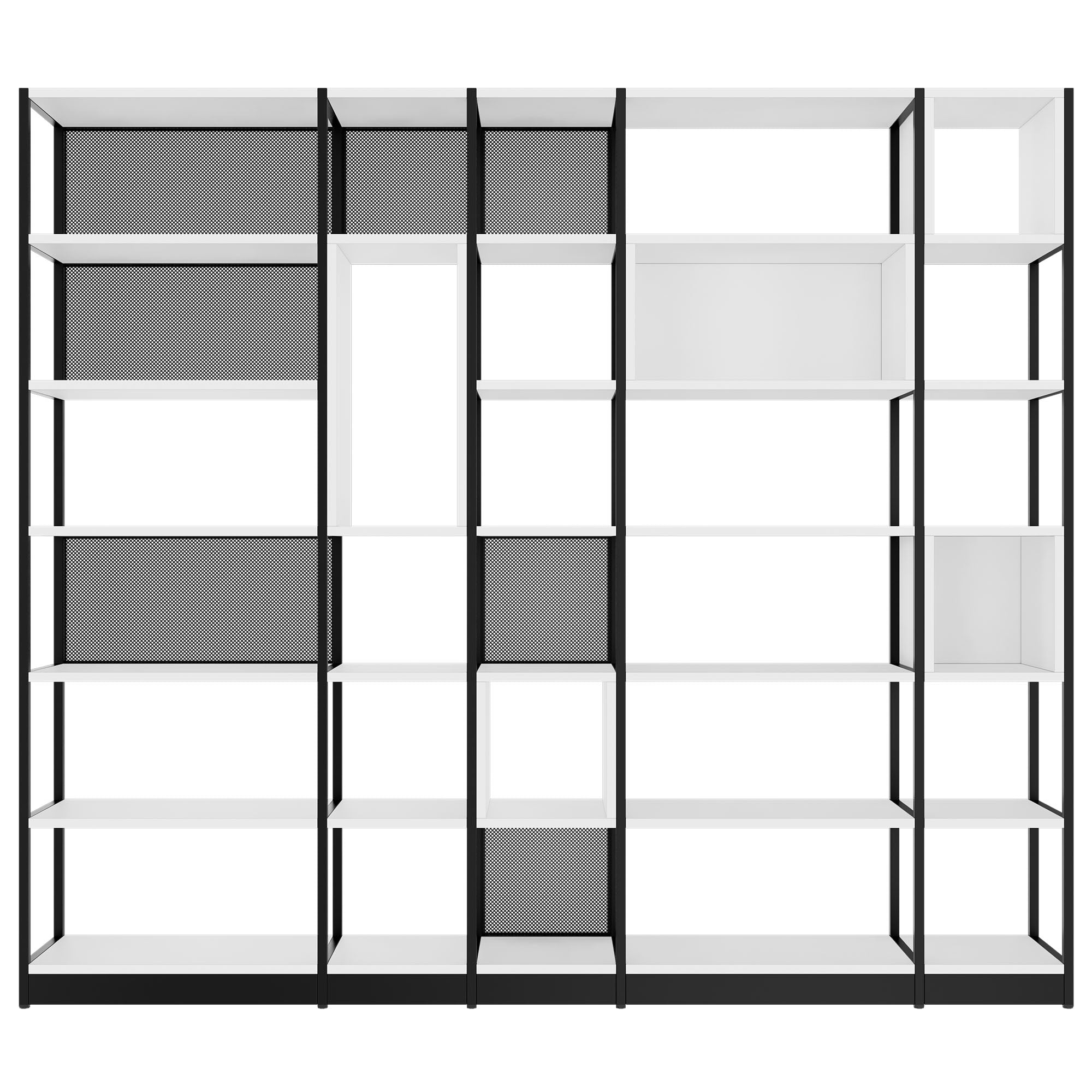 ATELLA Regalschrank | 6 OH, 2736 x 2395 mm, Weiss