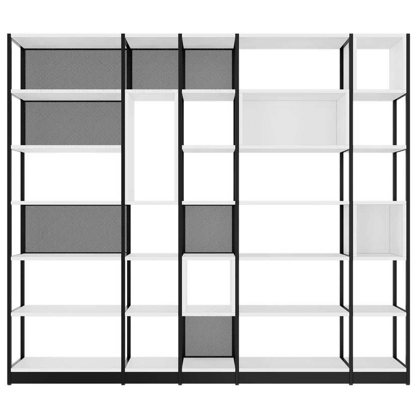 ATELLA Regalschrank | 6 OH, 2736 x 2395 mm, Weiss