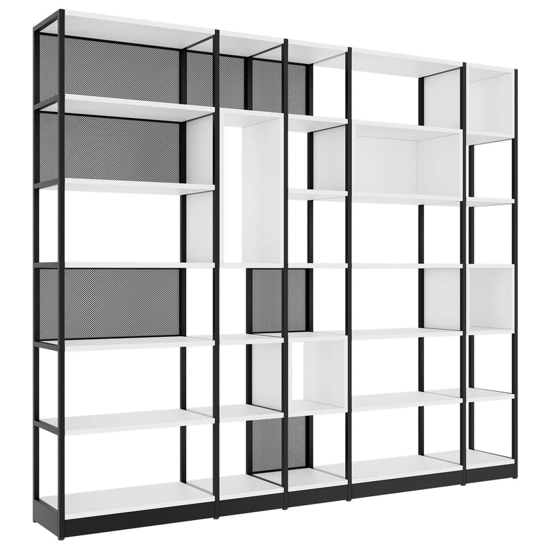 ATELLA Armoire à étagères | 6 UH, 2736 x 2395 mm, blanc  - 1 Main Image