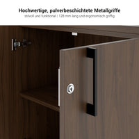 CHOICE Regalschrank | 4 OH, 800 x 1545 mm, Blumenkasten, Bernsteineiche