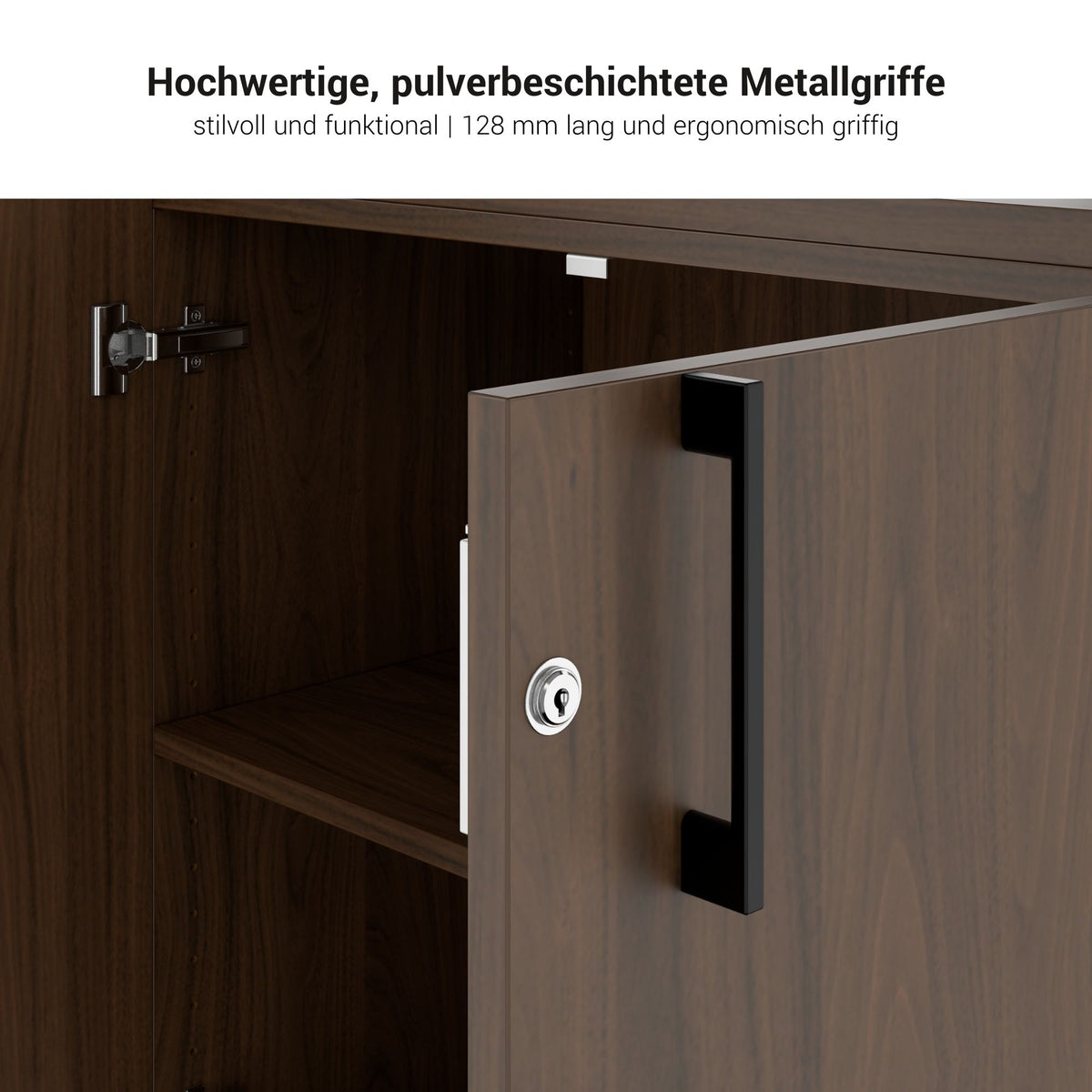 CHOICE Regalschrank | 4 OH, 800 x 1545 mm, Cubanitgrau - 9 Lightbox Main Image