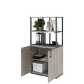 CHOICE Regalschrank | 4 OH, 800 x 1545 mm, Nordeiche grau - 3 Thumbnail Image