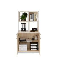 Armoire étagère CHOICE | 4 OH, 800 x 1545 mm, boîtes à étagères, cendre de sable