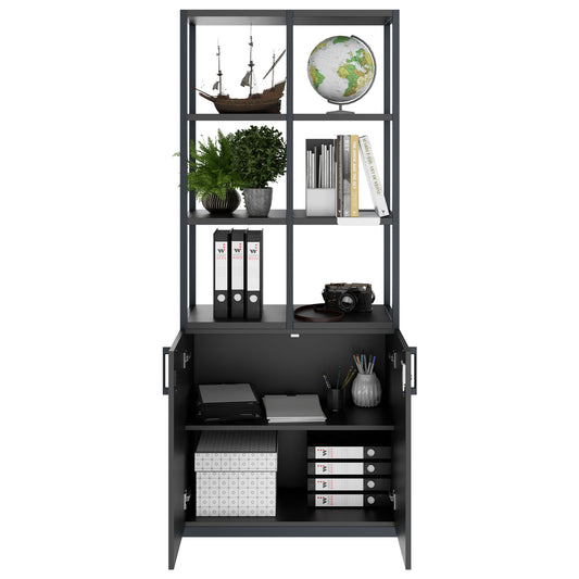 CHOICE shelf cabinet | 5 OH, 800 x 1925 mm, anthracite